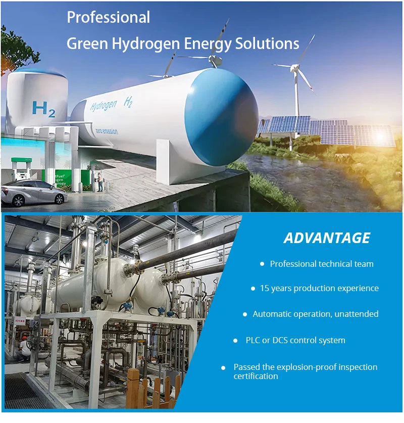 Solar Wind Power Hho Hydrogen Generator for Power Electricity Generating Plant Machine Hydrogen Generator Device for Sale