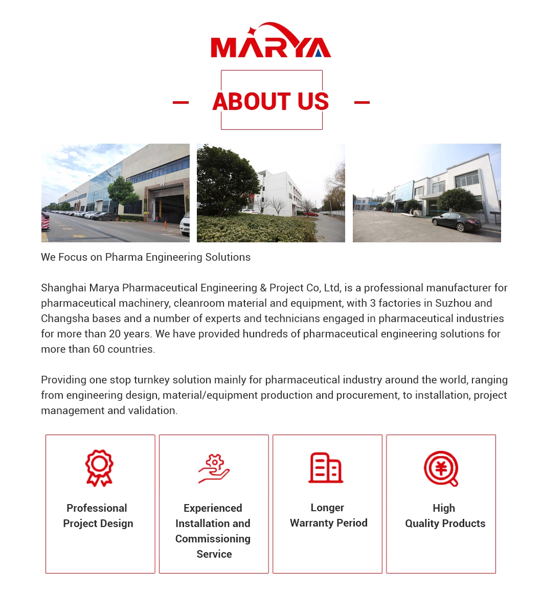 Marya Pharmaceutical Ampoule Liquid Filling Machine in Ampoule Bottle Washing Sterilizing Filling Sealing Production Line Supplier with CE ISO Certificate