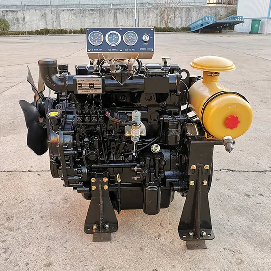 56 Kw 4strokes 4 Cylinders 1500 1800 Rpm Turbocharged Direct Injection Combustion Water Cooled in Line Diesel Engine for Land Generation Silent Canopy Generator 