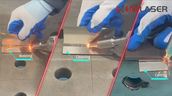 3 in 1 Handheld Automatic Portable Fiber Robot MIG Spot Laser Welding Cleaning Cutting Machine Metal Stainless Carbon Steel Aluminum Weld Welder Soldadora 