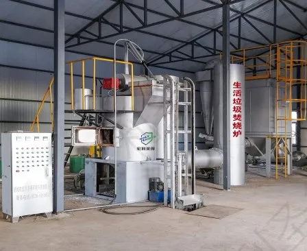 500kg Smokeless Rural Domestic and Medical Waste Incinerator with High Combustion Capacity 