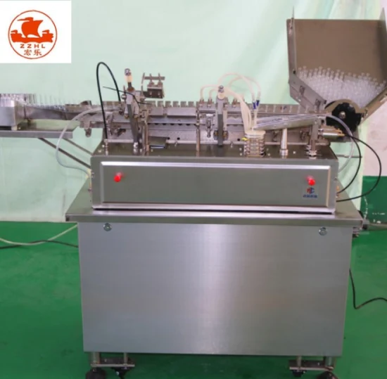 Pharmaceutical Cosmetic Laboratory Oxyhydrogen Flame Glass Ampoule Bottle Liquid Filling Sealing Machine
