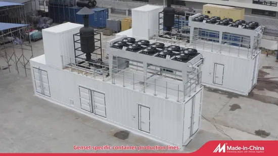 Saintshine OEM Gas Genset Customization 1100kw~2000kw Biogas/Brown/Natural Gas Power Genset with Silent Soundproof Container Generator Set 